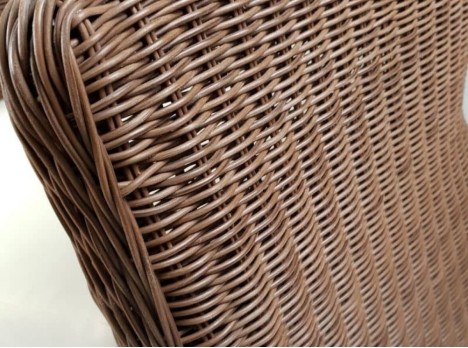 Poltrona da giardino in fibra sintetica