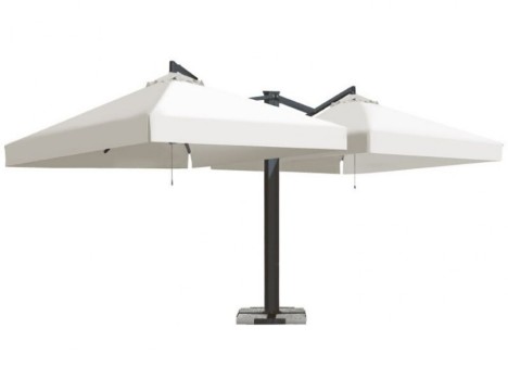 Ombrellone a doppio braccio