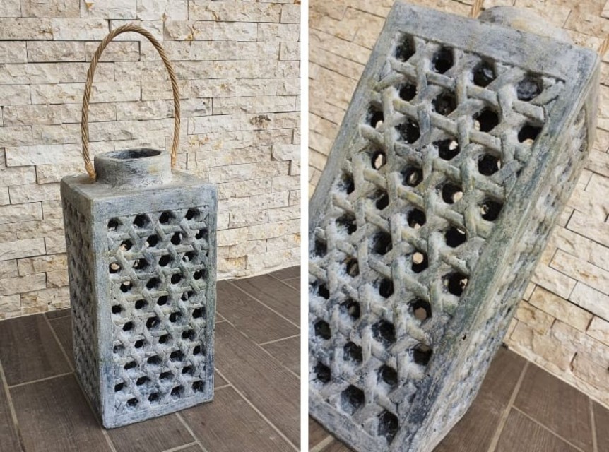 Lanterna artigianale per esterno