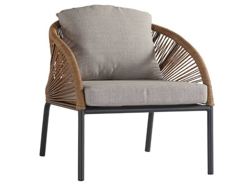 Poltrona da esterno in corda