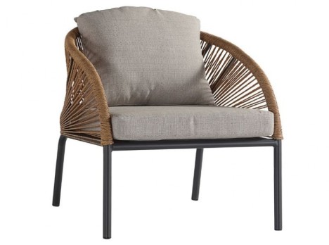 Poltrona da esterno in corda