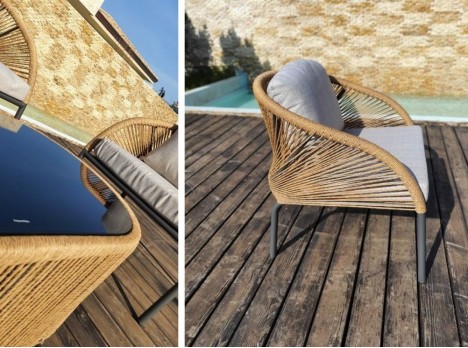 Poltrona da giardino Tisbe