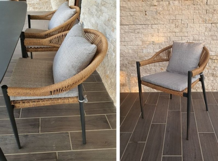 Sedia impilabile da esterno