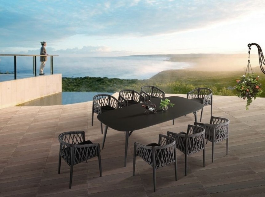 Tavolo otto posti Athina