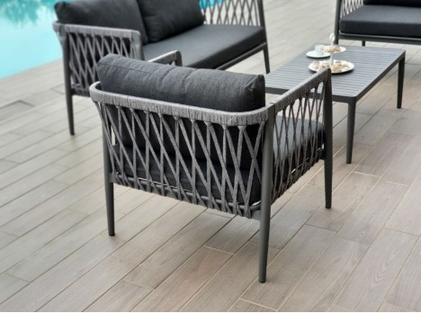 Poltrone da esterno di design in corda