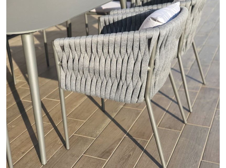 Poltrona da esterno in corda di design