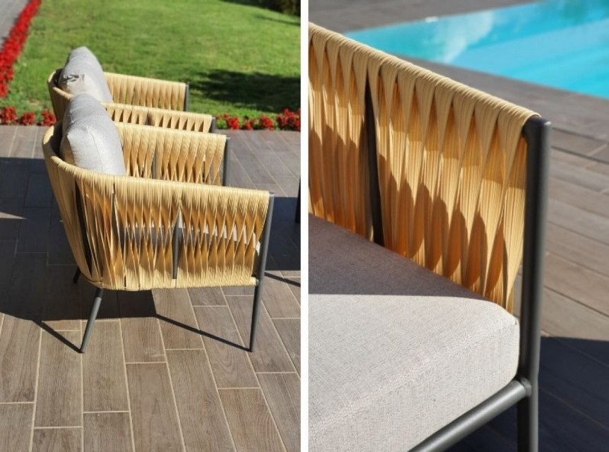 Struttura in alluminio verniciato a polvere