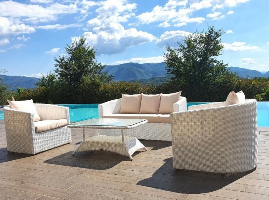 Salotto outdoor Deva White