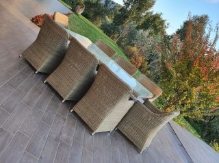 Set da pranzo per esterno 8 posti