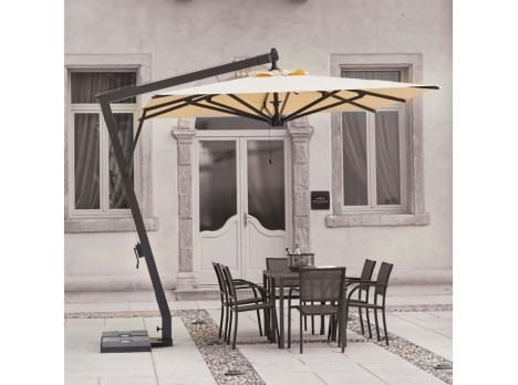 Ombrellone decentrato