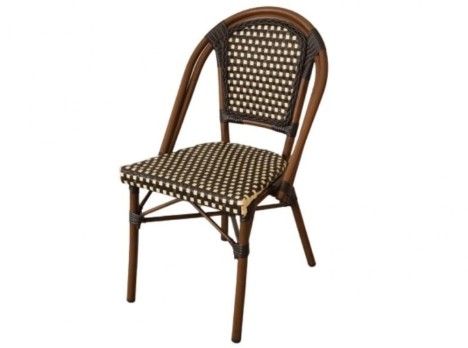 Sedia per esterni bistrò parigina per arredo contract