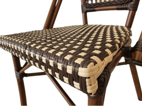 Sedia per esterni bistrò parigina per arredo contract