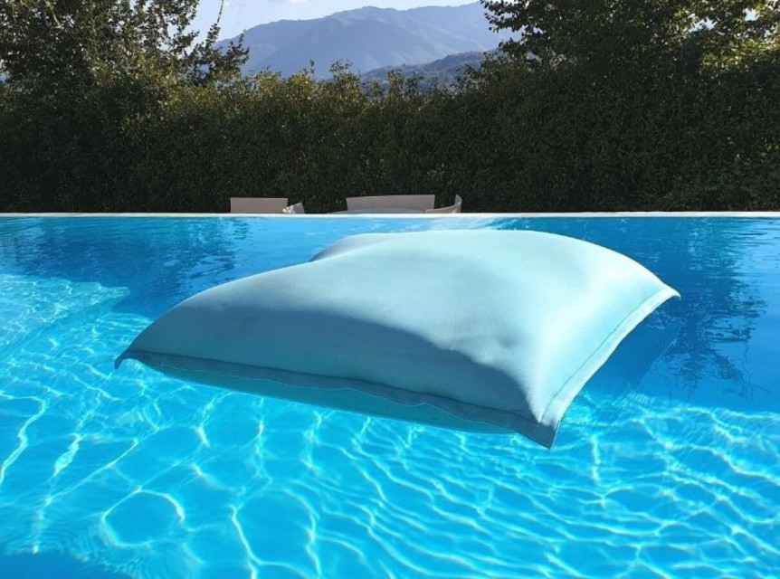 Cuscino galleggiante, divano galleggiante per piscina in tessuto