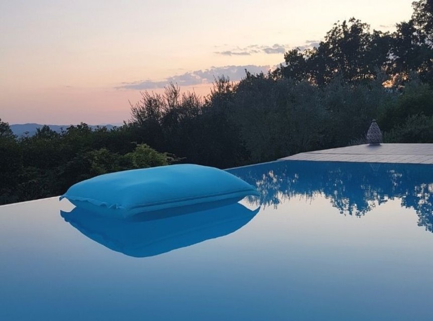 Cuscino galleggiante, divano galleggiante per piscina in tessuto