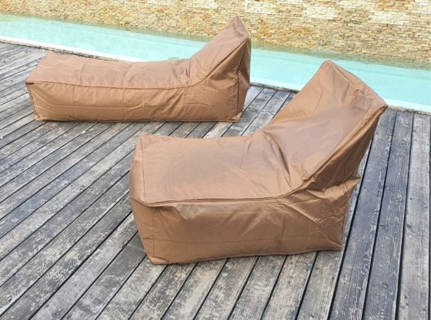 Poltrona da esterno in tessuto