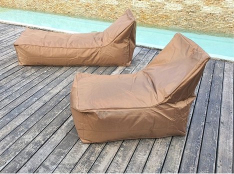 Poltrona da esterno in tessuto