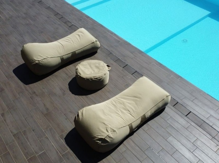 Lettino in tessuto outdoor