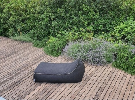 Sdraio a sacco in tessuto da esterno