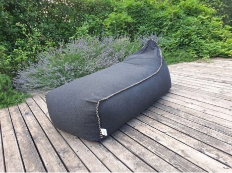 Lettino a sacco da esterno in tessuto tecnico