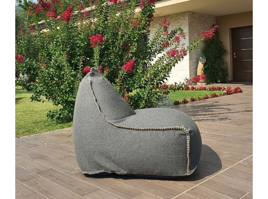 Poltrona in tessuto per esterno