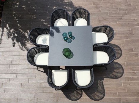 Poltrone da esterno in corda