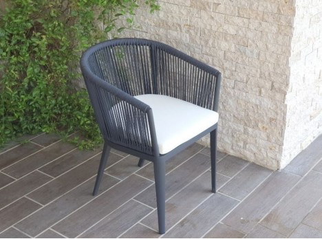 Poltroncina da giardino in corda