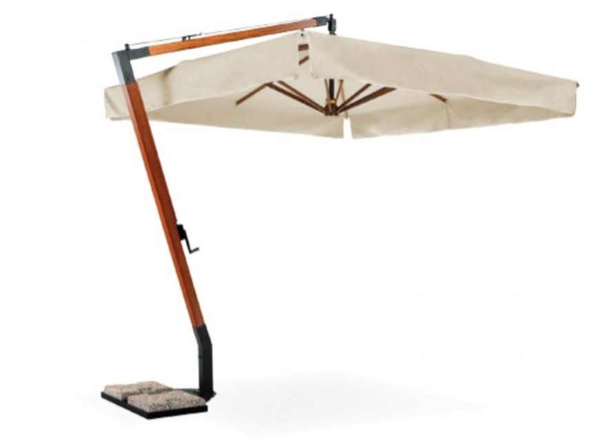 Ombrellone in legno professionale