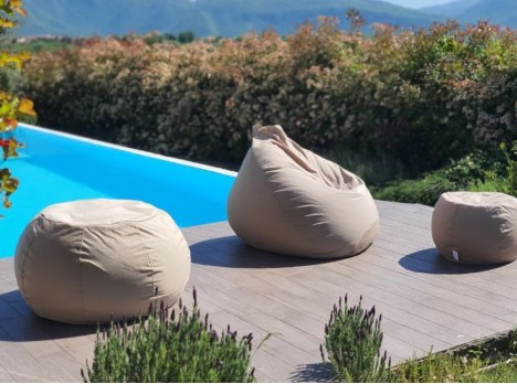 Pouf gigante da esterno