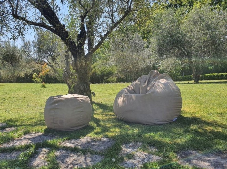 Poltrona da esterno imbottita