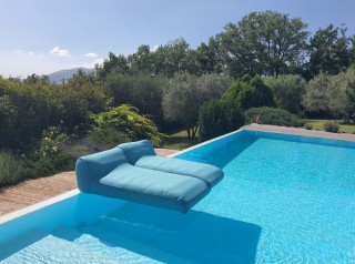 Lettino gonfiabile matrimoniale per piscina
