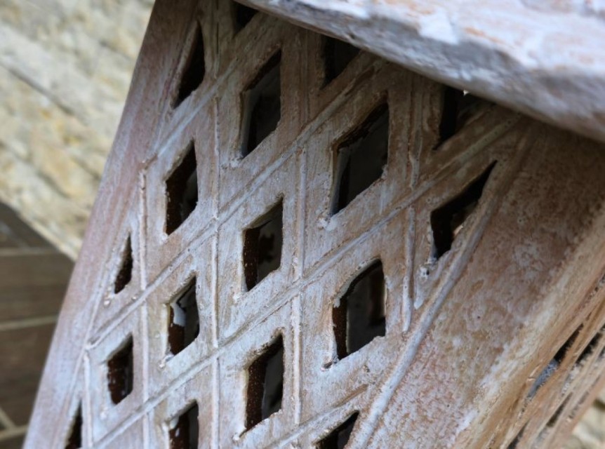 Lanterna in terracotta artigianale