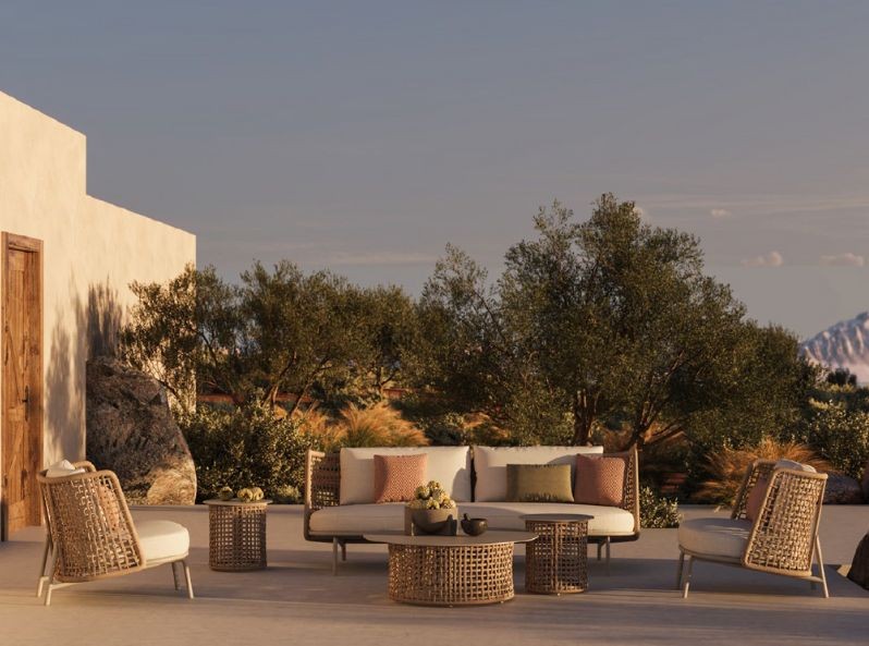 Salotto da esterno lusso