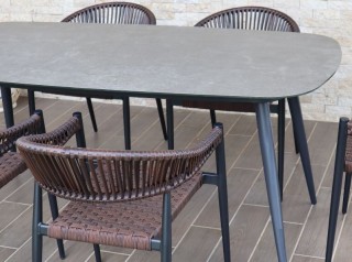 Poltrona impilabile per giardino