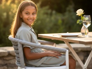 Poltroncina outdoor in corda