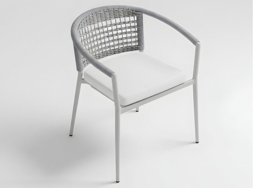 Poltroncina per esterno in corda Aryna