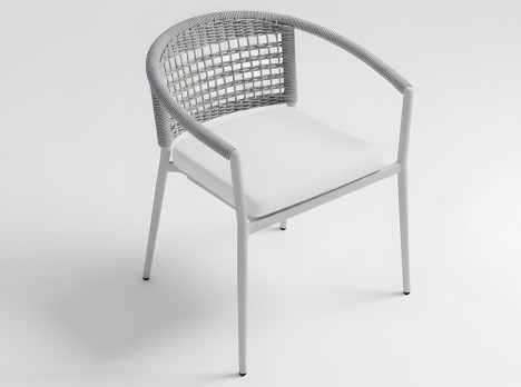 Poltroncina per esterno in corda Aryna