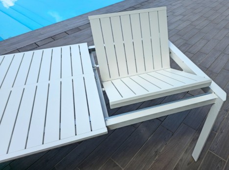 Tavolo da pranzo per esterni allungabile