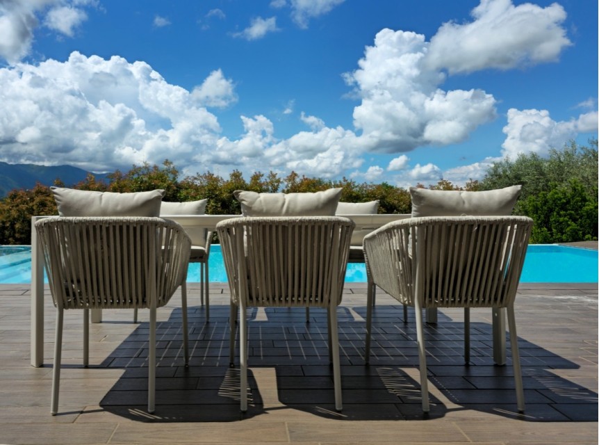 Set da pranzo per esterno allungabile