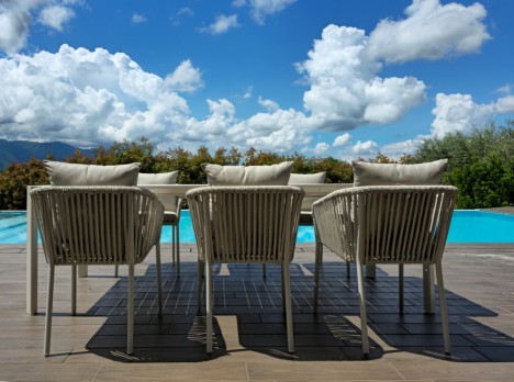 Set da pranzo per esterno allungabile