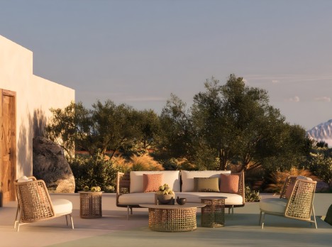 Salotto di design per esterno Nakupenda