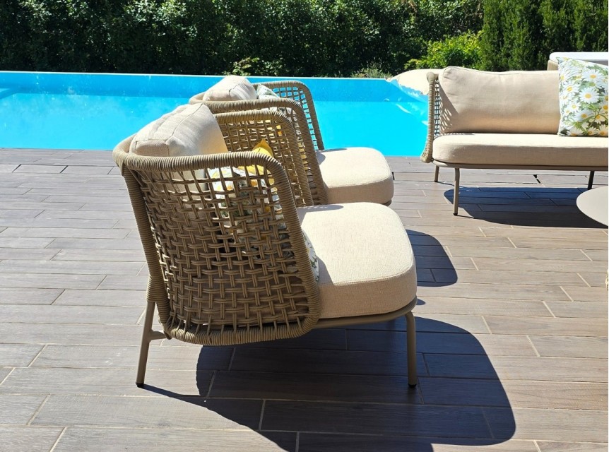 Struttura in alluminio verniciato per esterni