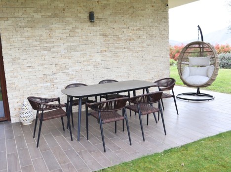 Moses tavolo outdoor 6posti