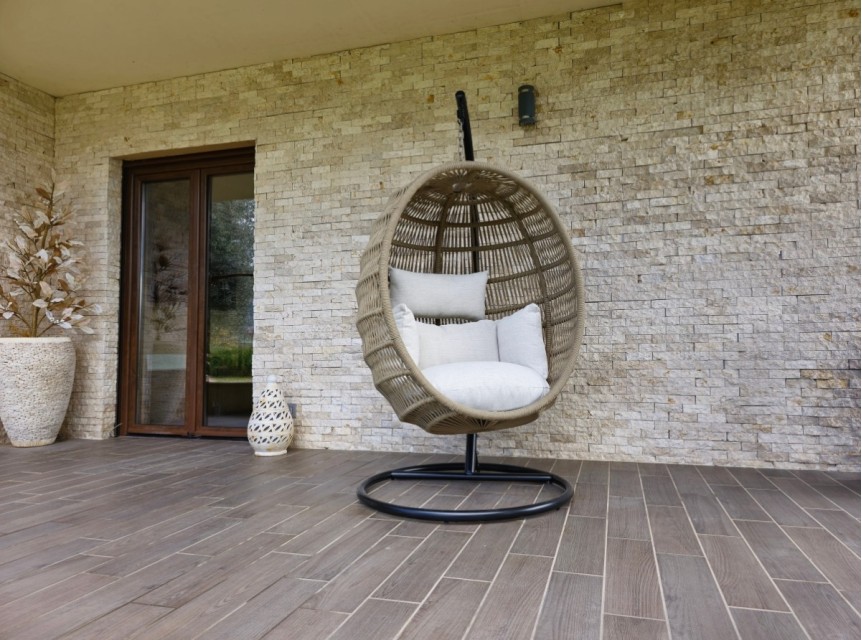 Intreccio in corda della seduta sospesa Titilla