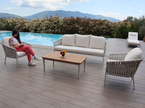 Set divano per giardino di design