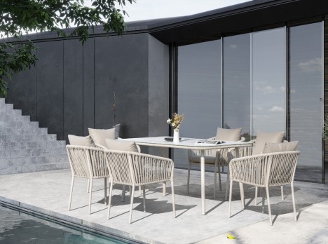 Set pranzo per esterno sei posti