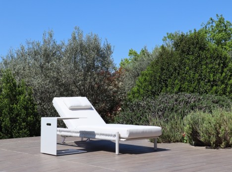 Lettino per esterno di design Ohara