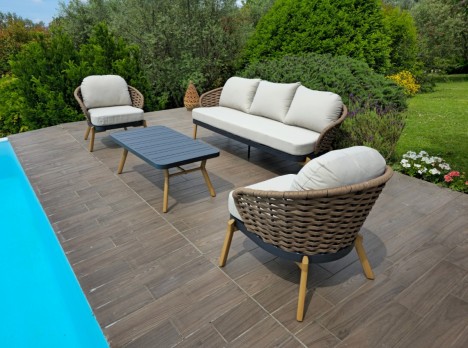 Divano da giardino di design Shaden