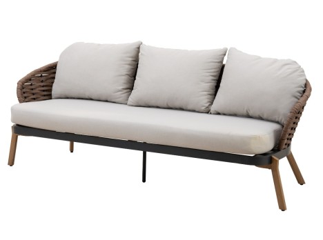 Divano tre posti per esterno Shaden