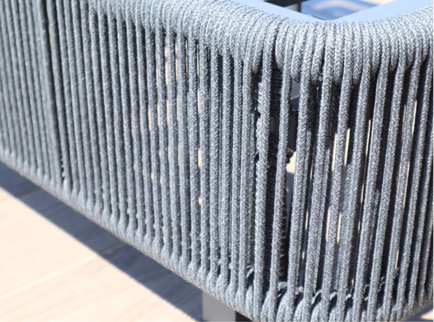 Lettino Elodie Dark Grey