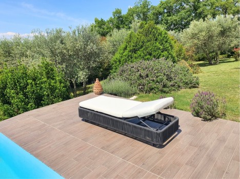 Lettino da esterno di alta qualità